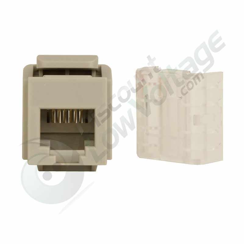 Category 3 RJ11 Kwik Jack - GRAY