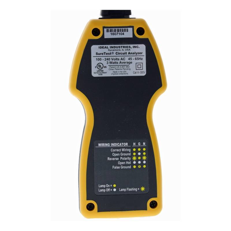 Ideal Industries SureTest® Circuit Analyzer 61164