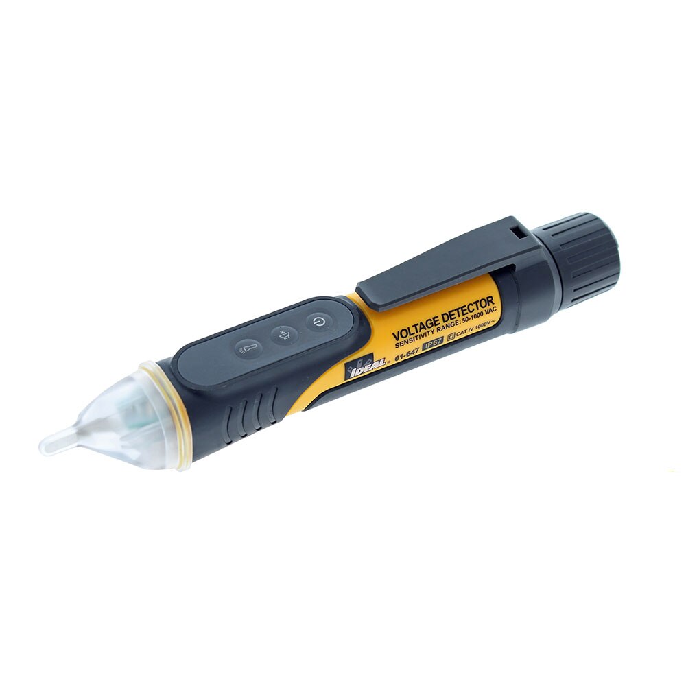 Ideal Single Range Non-Contact Voltage Tester 50-1000V AC NCVT w/Flashlight 61-6
