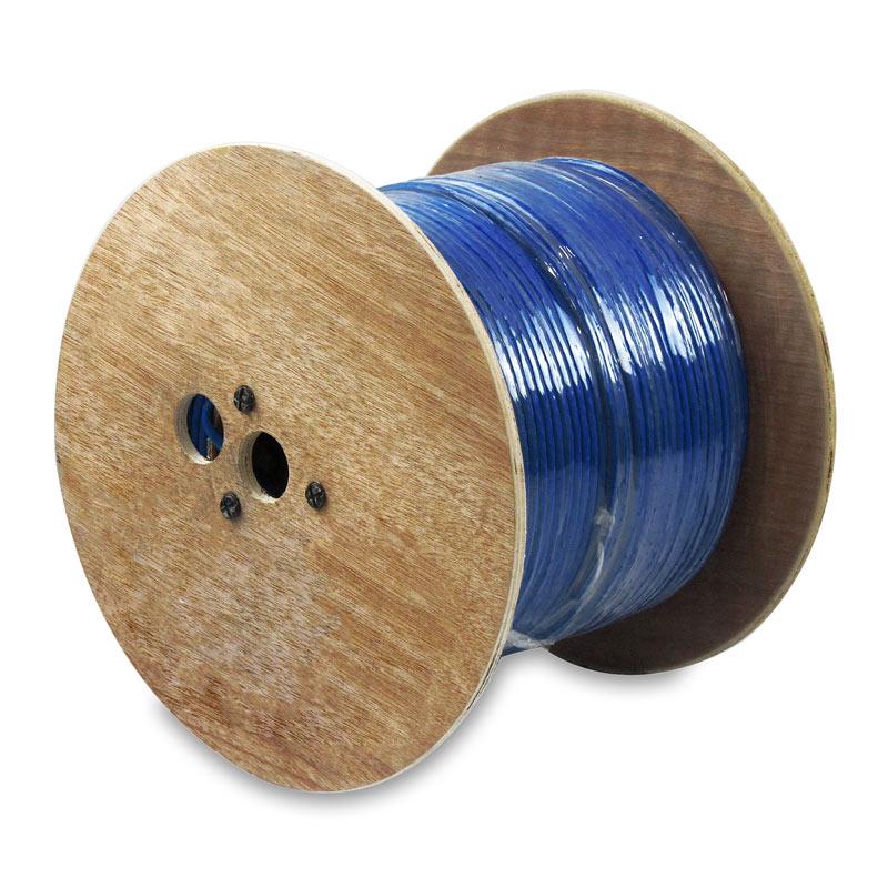 Cat6e Shielded 550-MHz Plenum Solid Bulk Cable (1,000ft) GRAY