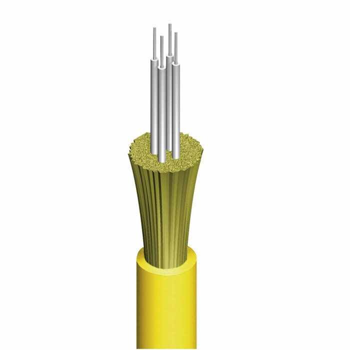 12 Strand Singlemode Indoor Plenum Fiber Optic Cable - Yellow (Per Foot) AFL CP0