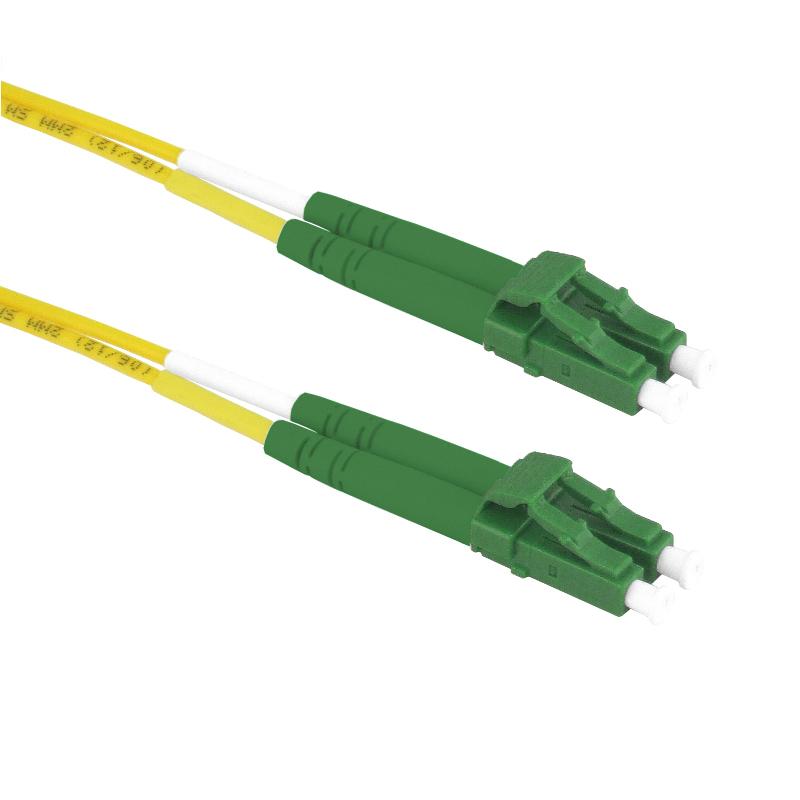 6 Meter LC/APC-LC/APC Duplex Singlemode Yellow Fiber Patch Cable (19.7ft)