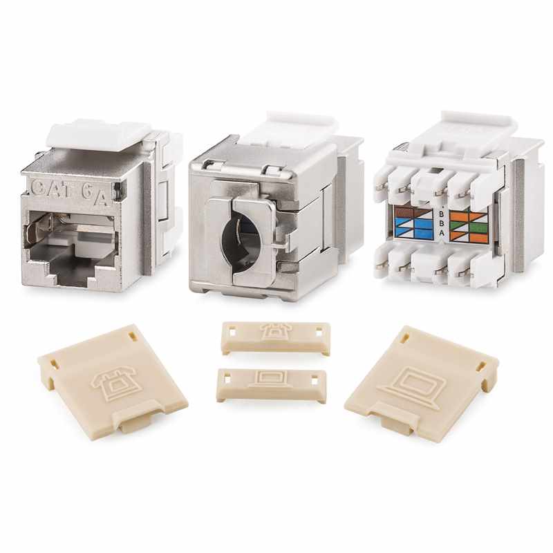 Category 6A Screened High-Density MT-Series Keystone Jack