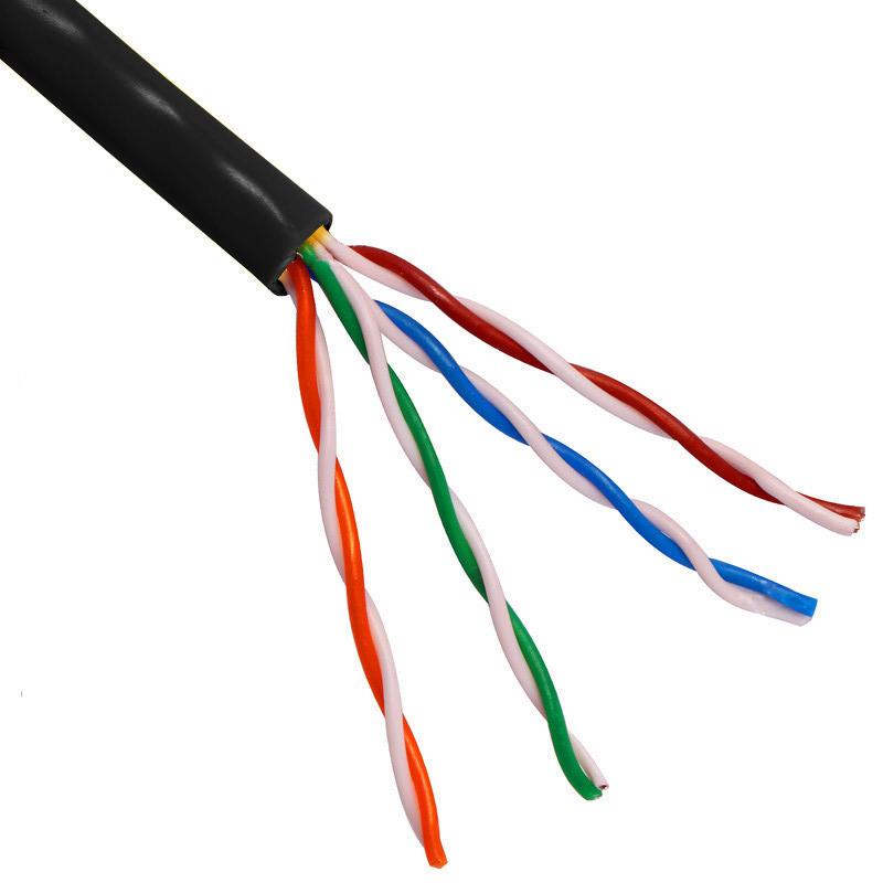 PowerWise 1G PoE CMP Plenum Cable - Black - 1,000 Ft