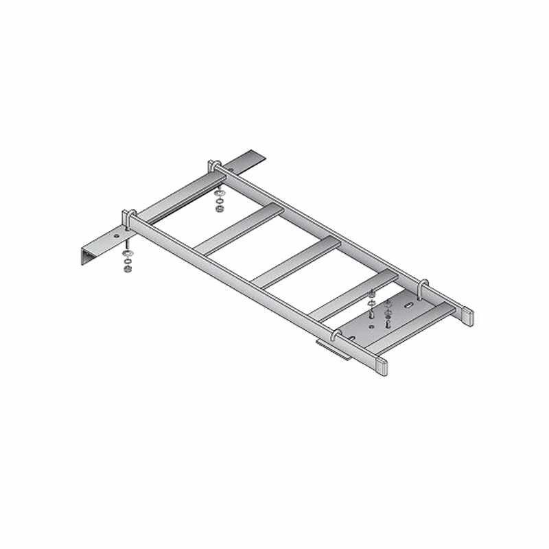 Complete Cable Runway Kit - 54" L 12" W Ladder - Black