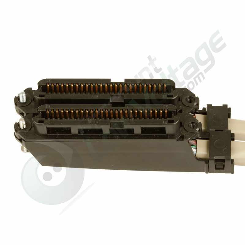 5 Ft 25-Pair Cat 3 Amphenol Telco Cable, 90 Degree, Female to Female