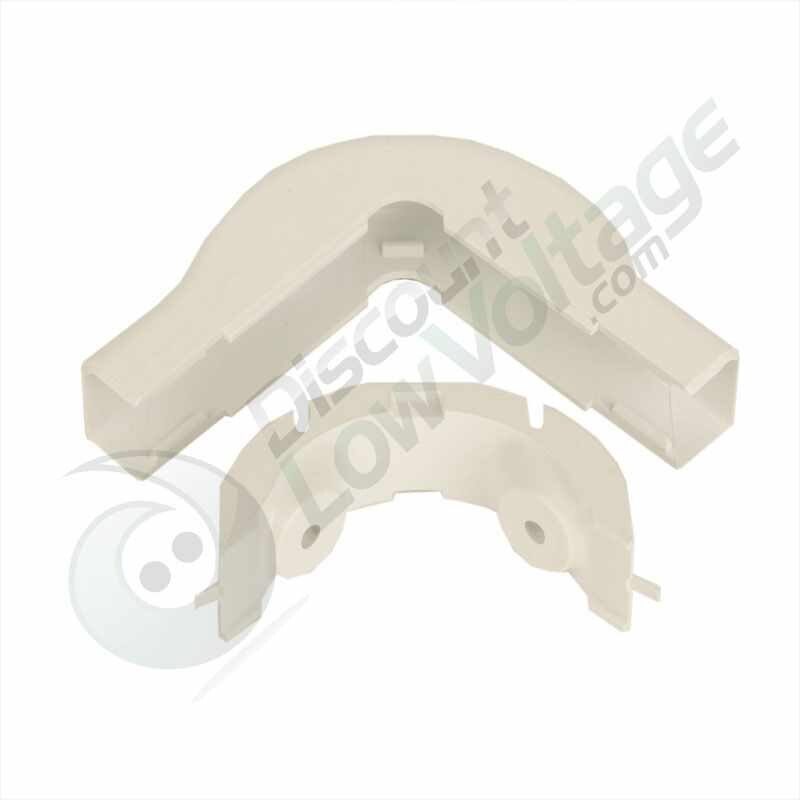 0.75" Outside Corner Fitting | White | Hellermann Tyton