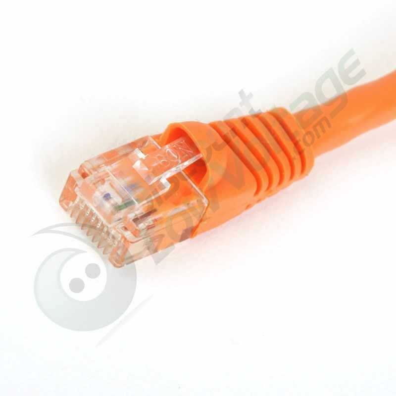 10 FT Cat6 Ethernet Patch Cable - Snagless RJ45 - ORANGE (Bulk Quantity Discount