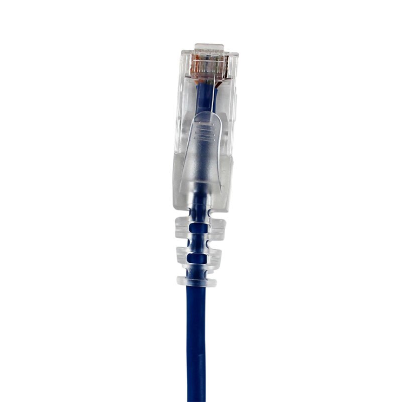RJ45 20-foot Network Cable Cat6 Ultra-Slim 28 AWG - Blue