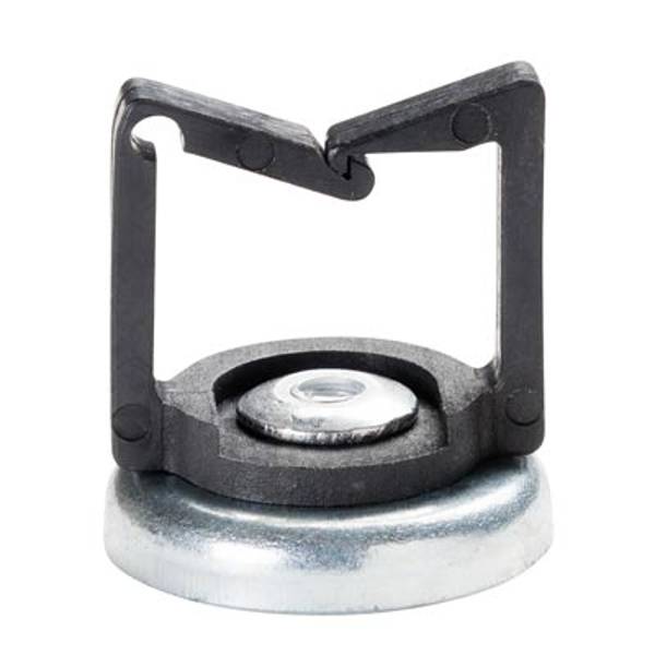 Winnie Industries 16lb Magnetic 3/4" Locking Gate Cable Holder, UV, Black WMCH07