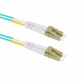 LC-LC Duplex Multimode 50/125 OM3 Plenum Cable - 25 m